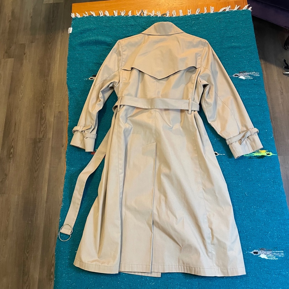 London Fog Vintage Tan Trench Coat Size 12 P - Picture 4 of 9